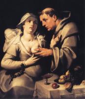 Cornelis van Haarlem - The Monk And The Nun
